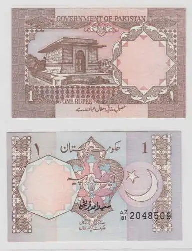 1 Rupee Banknote Pakistan (1983-) kassenfrisch UNC Pick 27b (138185)