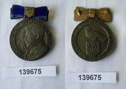DDR Medaille Friedensaufgebot der Deutschen Jugend FDJ 1950 (139675)