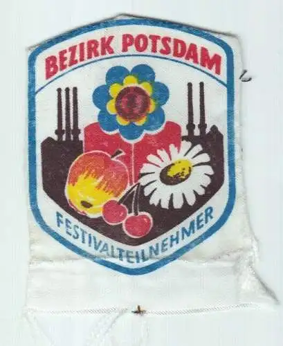 Aufnäher Nationales Jugendfestival - Bezirk Potsdam Festivalteilnehmer (144928)