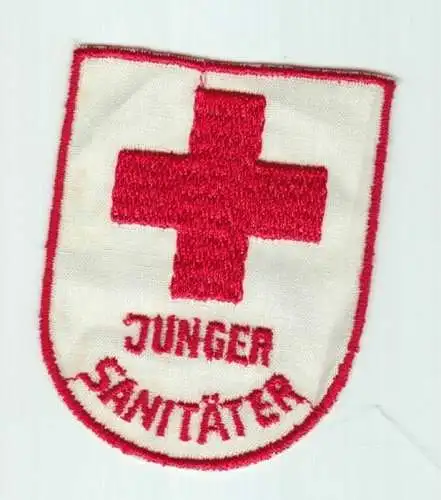 DDR Stoffabzeichen Aufnäher JP Junger Sanitäter DRK Rotes Kreuz (144792)