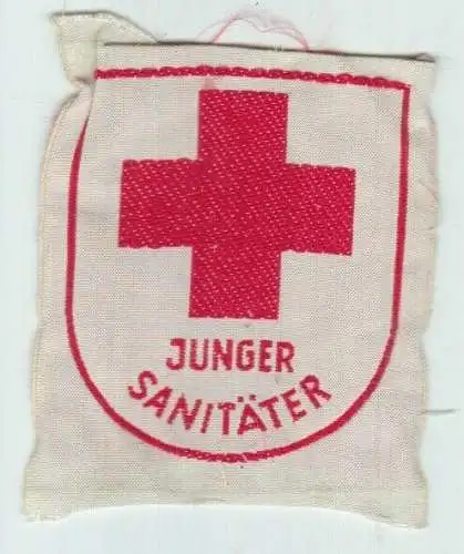 DDR Stoffabzeichen Aufnäher JP Junger Sanitäter DRK Rotes Kreuz (144936)