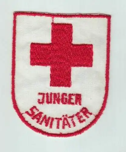 DDR Stoffabzeichen Aufnäher JP Junger Sanitäter DRK Rotes Kreuz (144722)