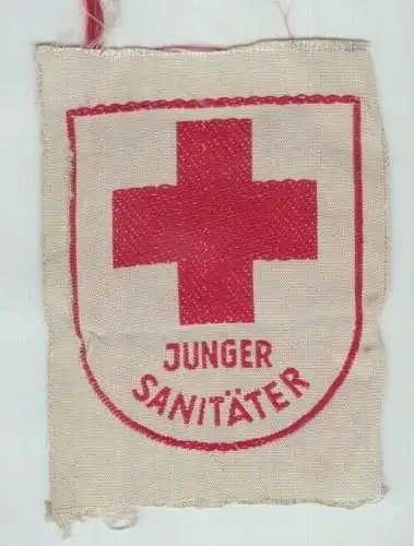 DDR Stoffabzeichen Aufnäher JP Junger Sanitäter DRK Rotes Kreuz (144901)
