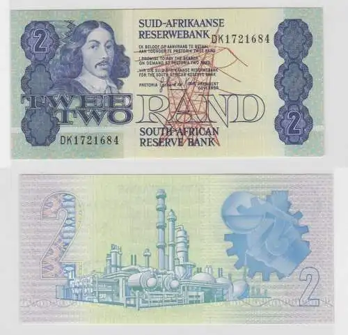 2 Rand Banknote Südafrika South African Reserve Bank kassenfrisch (138617)