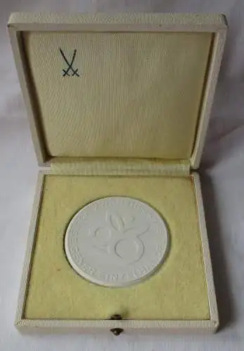 Meissner Porzellan Medaille 20 Jahre Volkseigener Einzelhandel (119963)