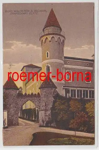 74937 Ak Burg Waldstein bei Rückers Grafschaft Glatz 1910