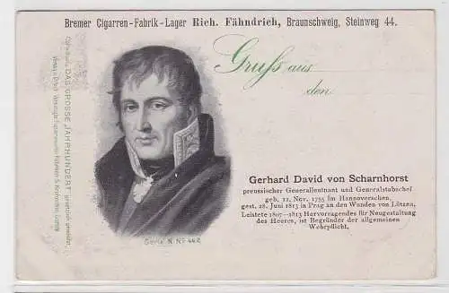 89900 Ak Generalfeldmarschall Gerhard David von Scharnhorst 1897