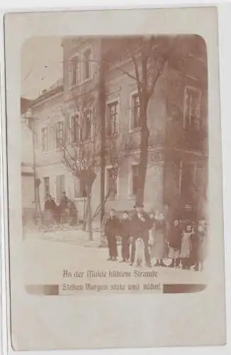 29731 Foto Ak Wurzen Gasthaus zum kühlen Grunde um 1910