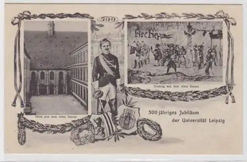 50974 Ak 500 jähriges Jubiläum der Universität Leipzig 1909