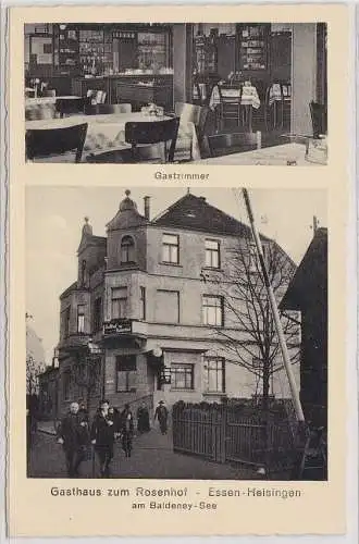 11581 Ak Gasthaus zum Rosenhof, Essen-Heisingen am Baldeney-See, um 1930