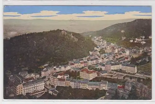 98435 Ak Karlsbad - Blick von der Franz-Josefs-Höhe 1910