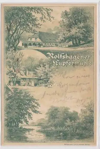 82531 Ak Tremsbüttel - Rolfshagener Kupfermühle - 1899