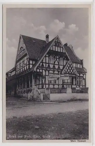 85292 Ak Gruß aus Floh/Seligenthal - Gasthaus Zum Adler, Thüringer Wald, um 1920