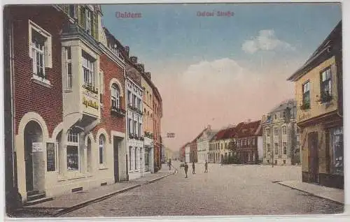 47467 Ak Geldern, Straßenansicht Gelder Straße, Adler Apotheke, 1921