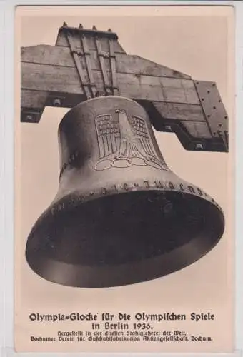 908198 Ak Olympia-Glocke für die Olympischen Spiele Berlin 1936