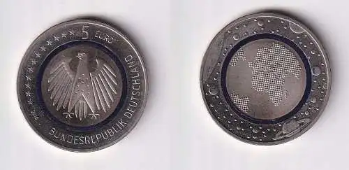 5 Euro Sammlermünze Deutschland 2016 Prägeort J Blauer Planet Erde (166295)
