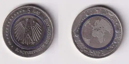 5 Euro Sammlermünze Deutschland 2016 Prägeort A Blauer Planet Erde (166219)