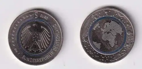5 Euro Sammlermünze Deutschland 2016 Prägeort F Blauer Planet Erde (166297)
