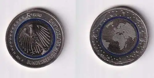 5 Euro Sammlermünze Deutschland 2016 Prägeort G Blauer Planet Erde (166611)