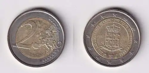 2 Euro Bi-Metall Münze Belgien 2017 200 Jahre Universität Lüttich (166268)