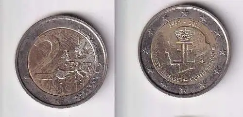 2 Euro Bi-Metall Münze Belgien 2012 Königin Elisabeth Wettbewerb (166273)