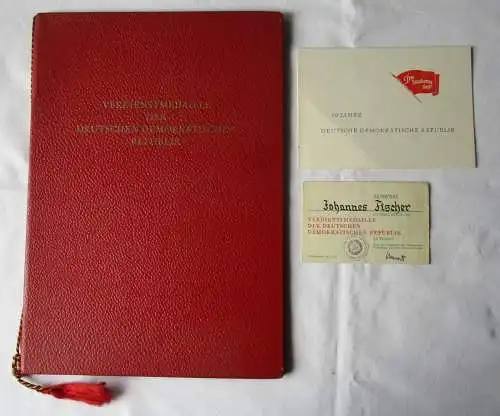 Urkunde Verdienstmedaille der Deutschen Demokratischen Republik 1959 (112011)