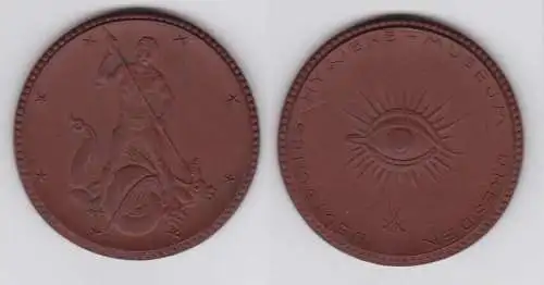 Seltene Meissner Porzellan Medaille Deutsches Hygienemuseum Dresden (133042)