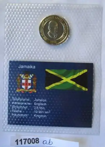 20 Dollar Münze Jamaika 2000 im Blister (117008)