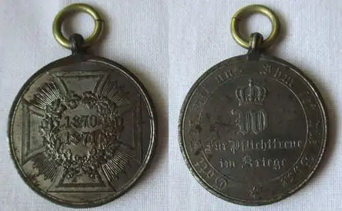 Orden Preussen Kriegsdenkmünze 1870/71 aus Eisen (124819)