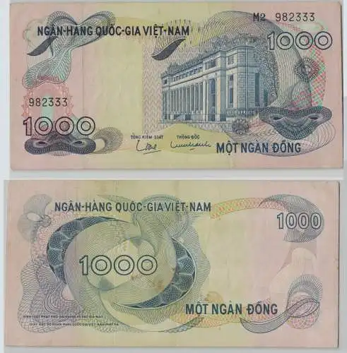 1000 Dong Banknote South Vietnam (1971) Pick 29 (140444)