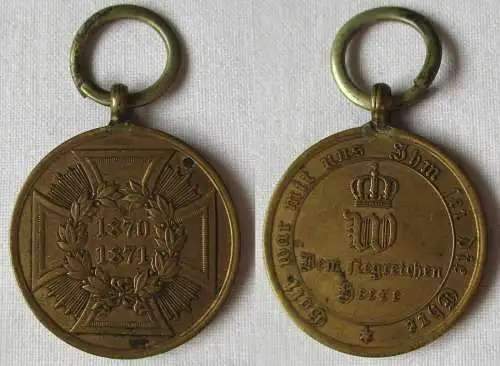 Orden Preussen Kriegsdenkmünze 1870/71 aus Messing (122530)