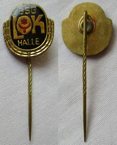 DDR Anstecknadel Mitgliedsabzeichen BSG Lokomotive Halle (141231)
