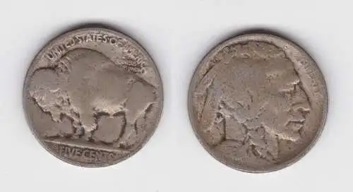 5 Cents Kupfer Nickel Münze USA 1924 (141348)