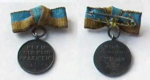 Seltene Silber Medaille Blau Gold-Klub Leipzig Klubturnier Tanzen 1929 (132763)