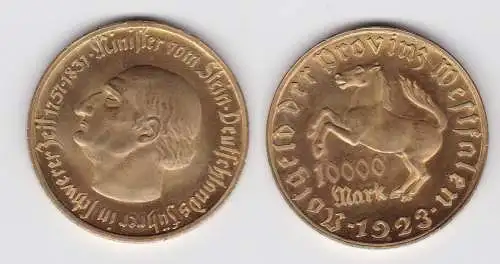 10000 Mark Notgeld der Provinz Westfalen 1923 Jäger N 20a  (131590)