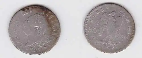 30 Sol Kupfer Münze Frankreich Ludwig der XVI. 1791 (131044)