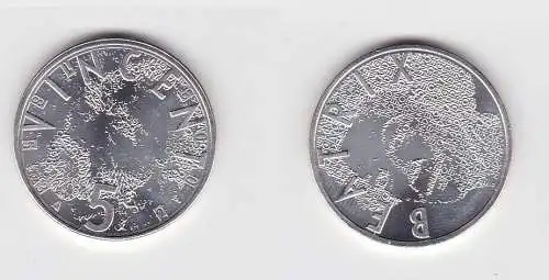 5 Euro Silber Münzen Niederlande 2003 Königin Beatrix (131047)