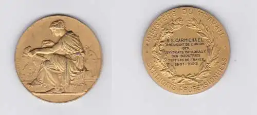 Medaille Ministère du Travail Syndicats Patronaux des Industries 1923 (139487)
