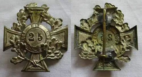 Militärvereinsabzeichen für 25 Jahre "Gott mit Uns" um 1920 (133869)
