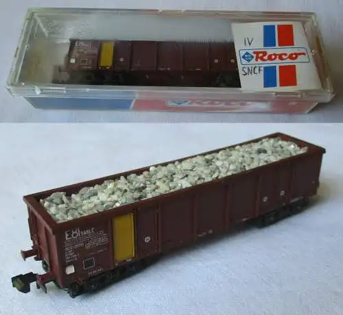 Roco 25196 Hochbordwagen SNCF mit Kohleladung Spur N OVP (152045)