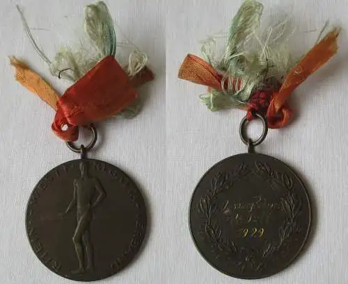 Bronze Medaille Rhein Westf. Regatta Verband Duisburg Ruhrort 1929 (151633)