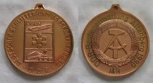 DDR Medaille Deutscher Schlitten und Bobsportverband der DDR DSBV (151505)