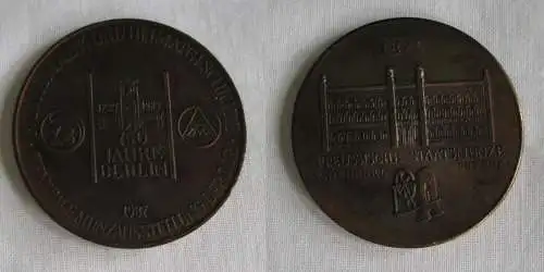 DDR Medaille Zentrale Münzausstellung der DDR 750 Jahre Berlin 1987 (151535)