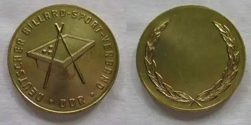 DDR Medaille deutscher Billard Sportverband Stufe Gold (151484)