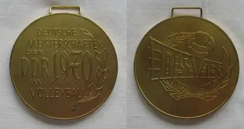 Medaille Deutsche Meisterschaften der DDR im Volleyball 1970 in Gold (151513)