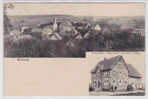 901978 Mehrbild Ak Brehmen Restauration "Zum Adler" 1910