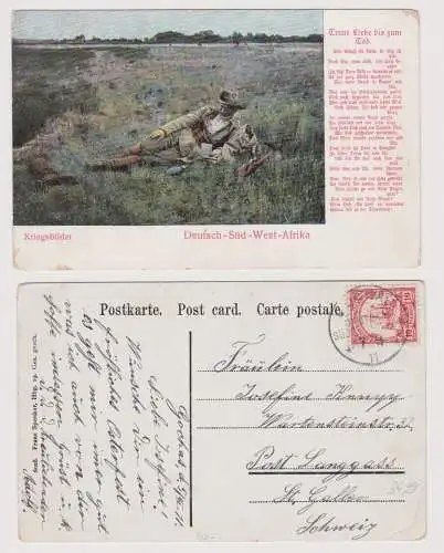 902054 Ak Kriegsbilder Deutsch Südwestafrika Namibia Stempel Gochas 1911