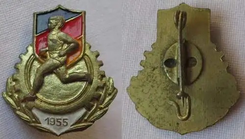 DDR Abzeichen der Sportklassifizierung Gold 1955 (142418)