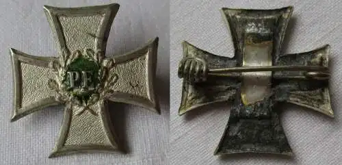 seltenes Abzeichen Kreuz sächsischer Militärverein PE (125690)