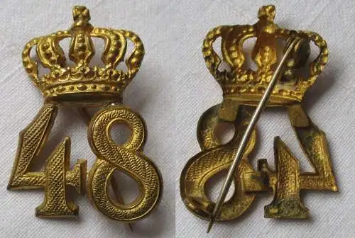 Seltene Anstecknadel 4. (kgl.sächs.) Infanterie-Brigade Nr.48 Leipzig (105681)